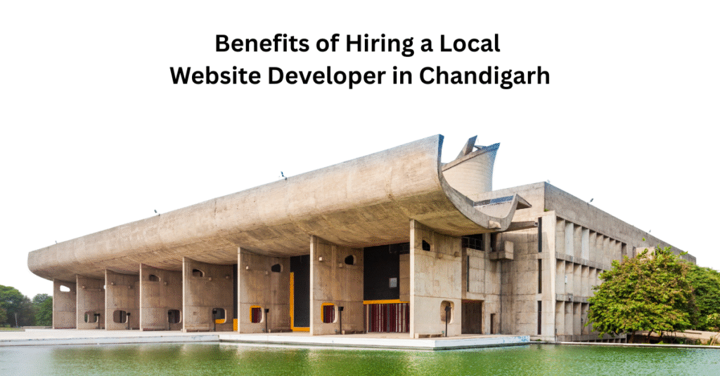 Benefits of Hiring a Local Website Developer in Chandigarh